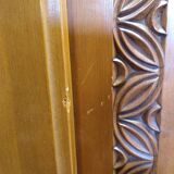 Carved wooden cabinet