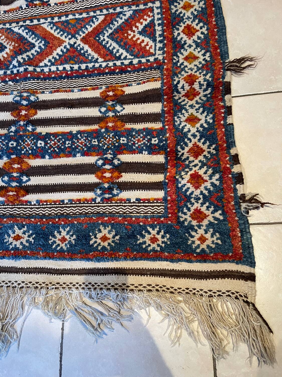 Vintage Moroccan Berber High Atlas Rug