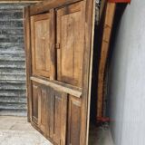 Antique cabinet door furniture panel oak 19th century 140x193cm