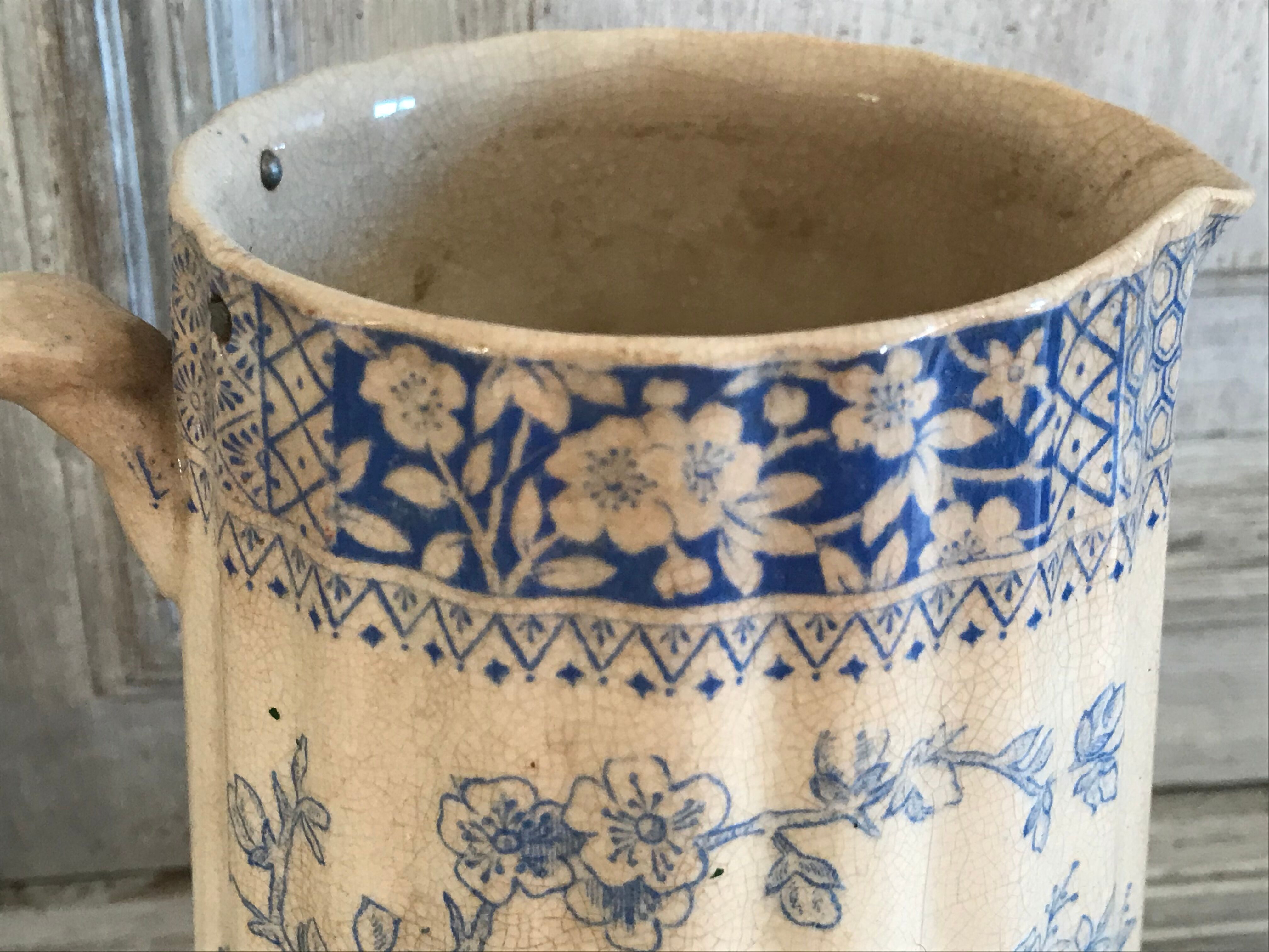 Ceramic pitcher circa 1880