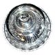Vintage molded glass cheese bell and presentation plate 16cm