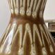 Scandinavian glazed and numbered ceramic vase, West Germany 1970