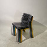 Set of 4 Frilly chairs by Particia Uquiola for Kartell