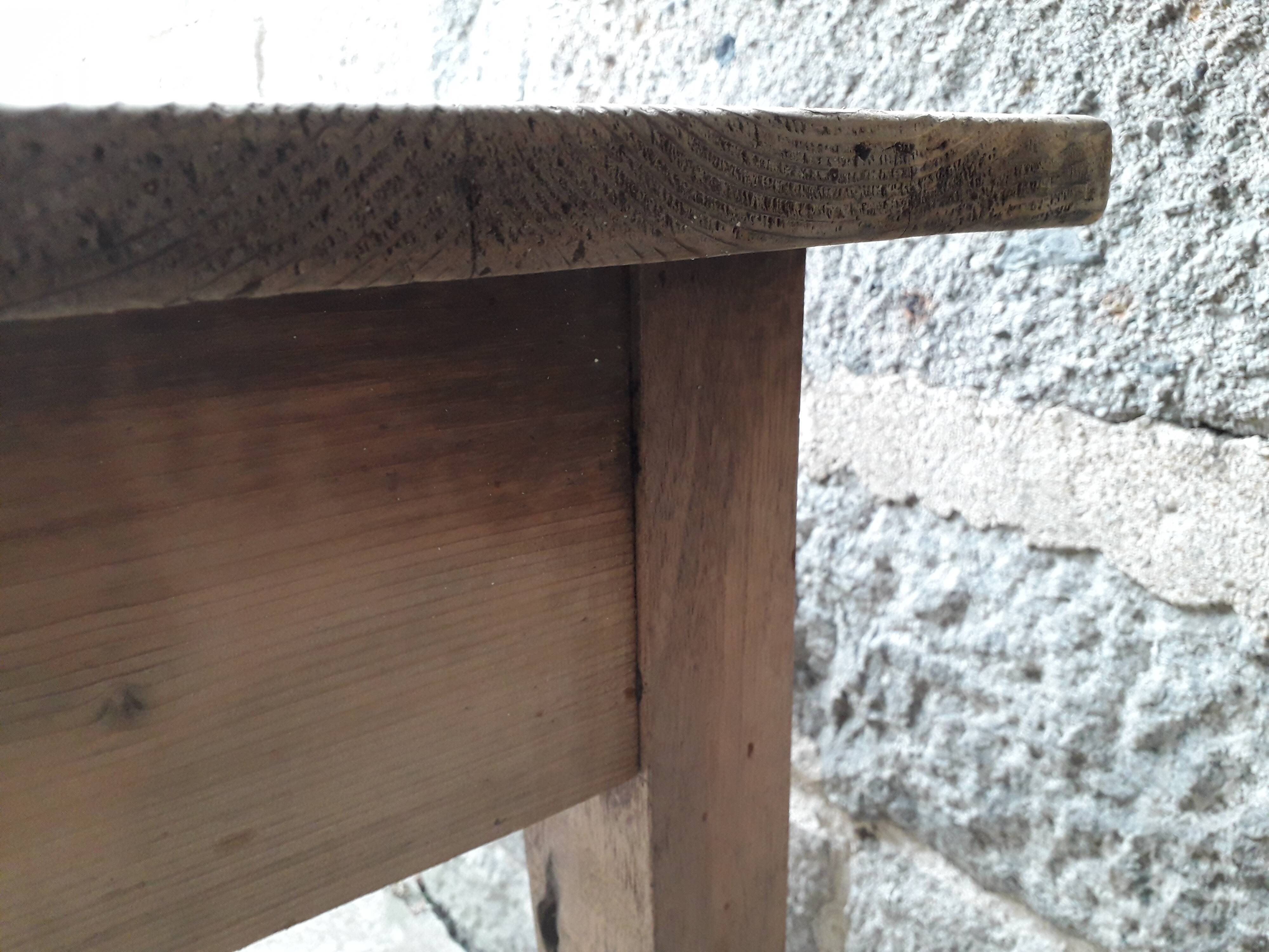 Rustic farmhouse table 115 cm