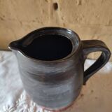 Glazed ceramic pitcher