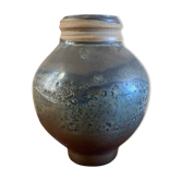 Vase boule en grès émaillé