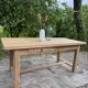 Table de ferme rénové 180cm double tiroir