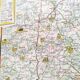Map Shell Auvergne Cévennes 1959