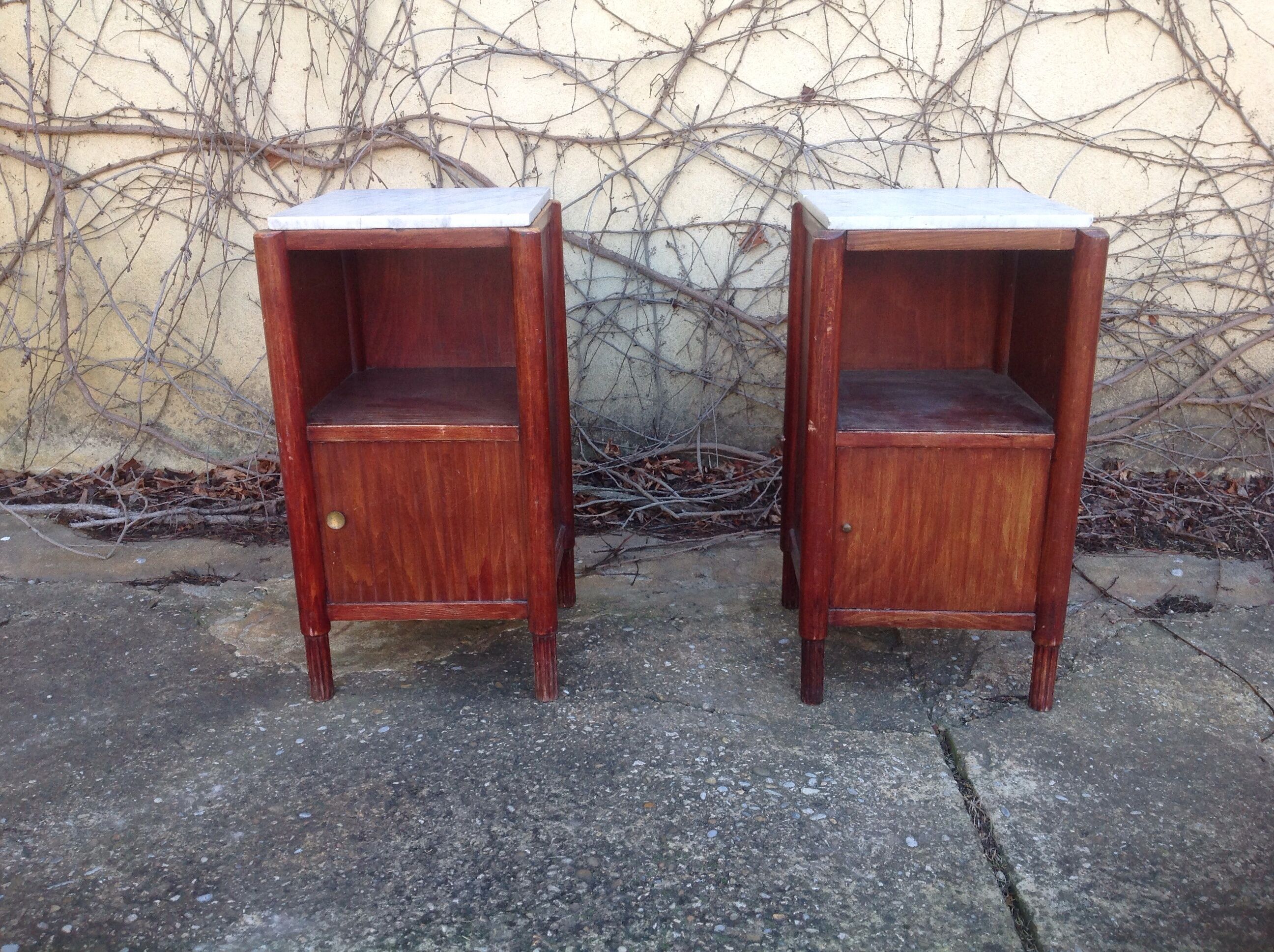 Pair of nightstands Thonet 1900