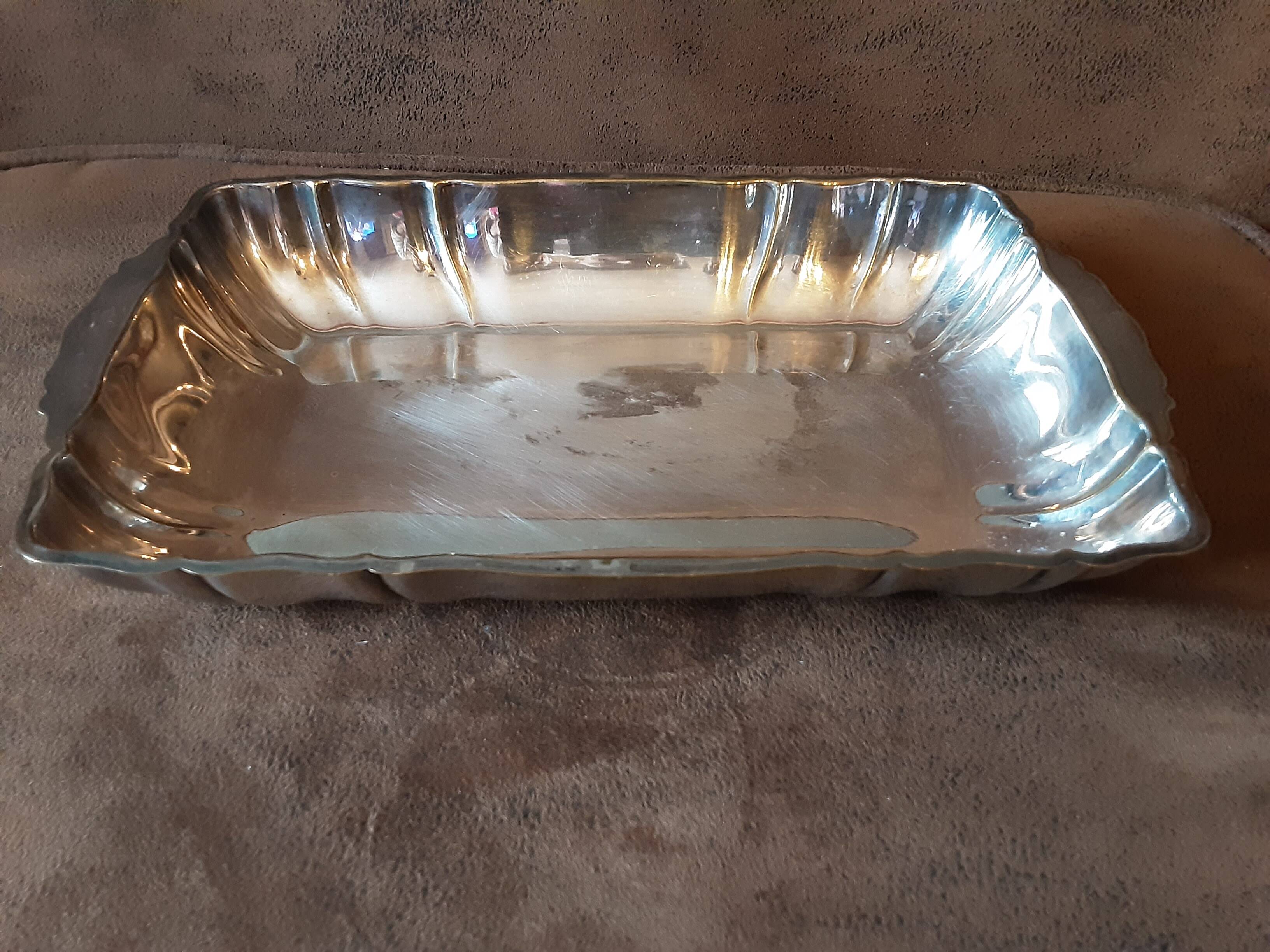 Vintage metal plate