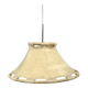 Scandinavian leather pendant light "Anna", Ateljé Lyktan, Sweden, 1970