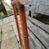 Vintage bamboo antique mirror