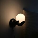 Vintage ceramic hands wall light