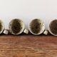 Set of 4 pyrite stoneware mugs