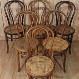 Series 6 bistro chairs model n°18 Thonet style