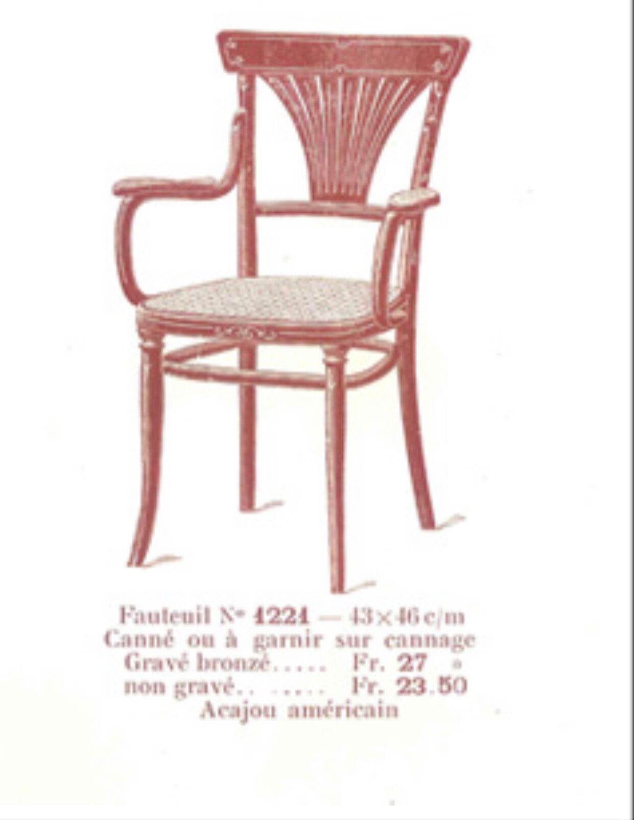 Thonet armchair number 1221