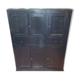 Black patinated high sideboard