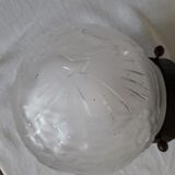 Signed Muller art deco ceiling