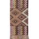 Vintage Turkish hallway rug 77x454 cm