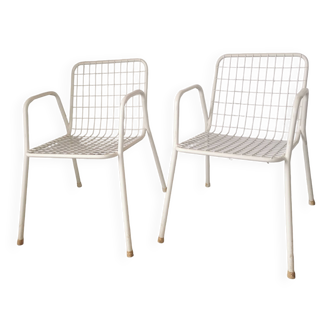 Pair of EMU Metal Chairs, Rio model