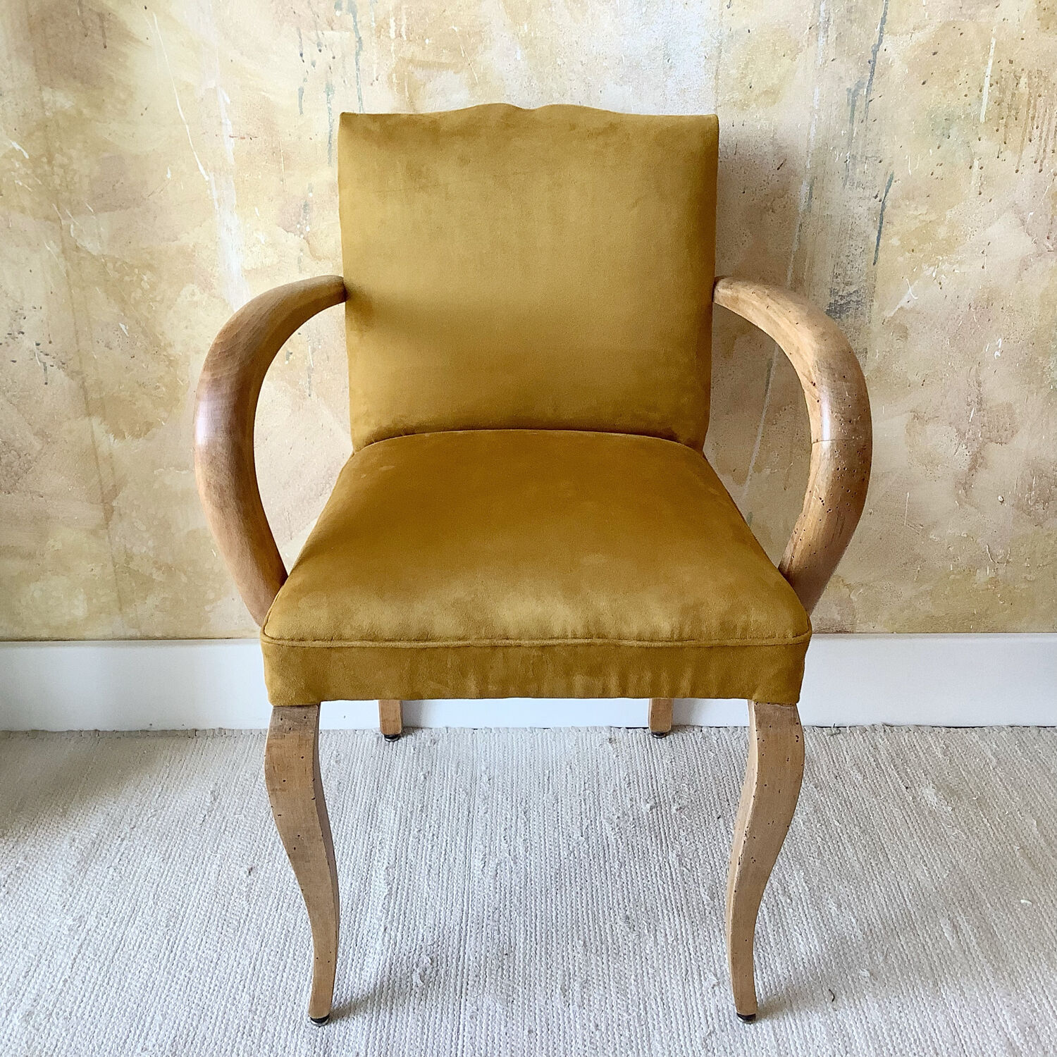 Art-deco bridge armchair