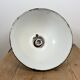 East German Enamel Factory Light By Lbd Veb Leuchtenbau Dresden, 1950s