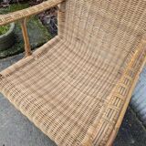 Wicker armchair
