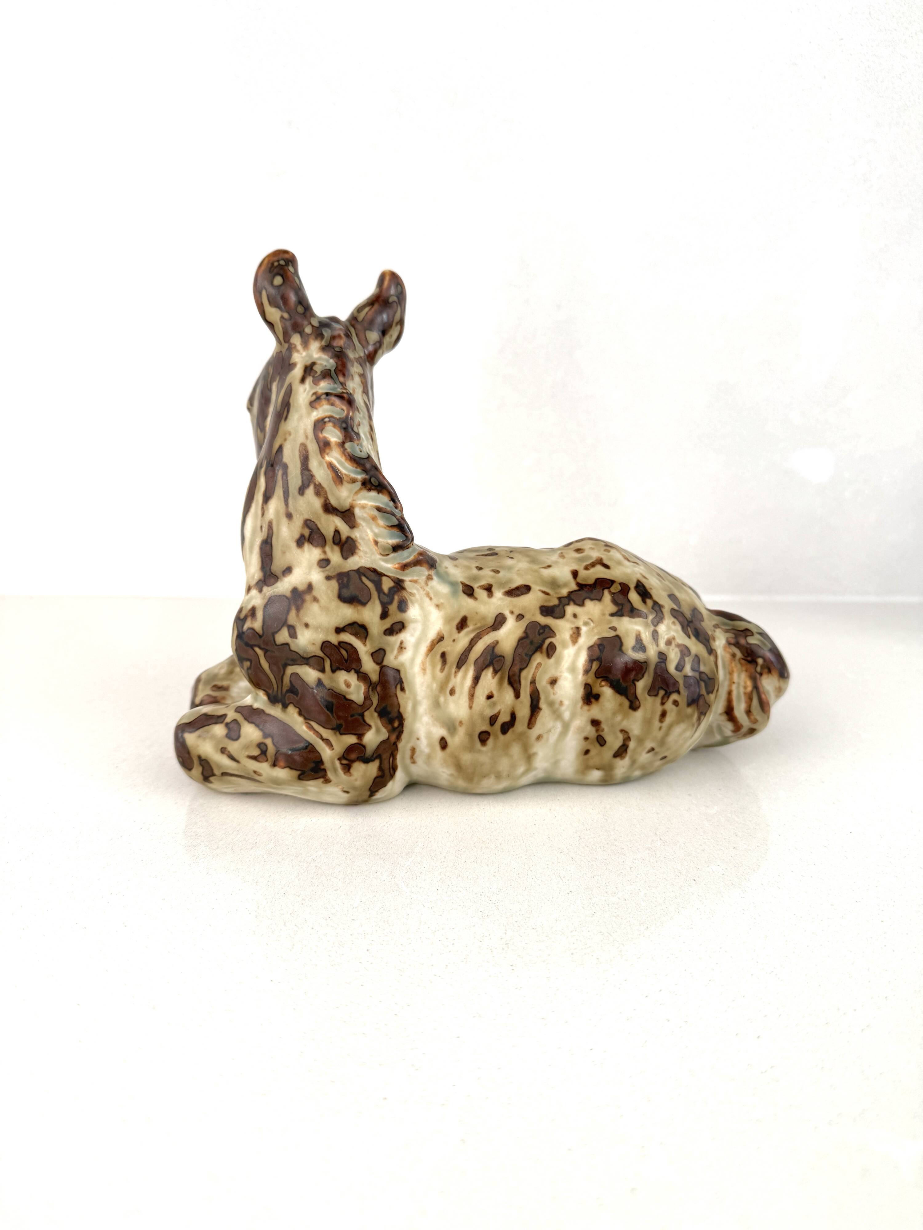 Knud Kjhn, Donkey, prod. Royal Copenhagen, 1940s