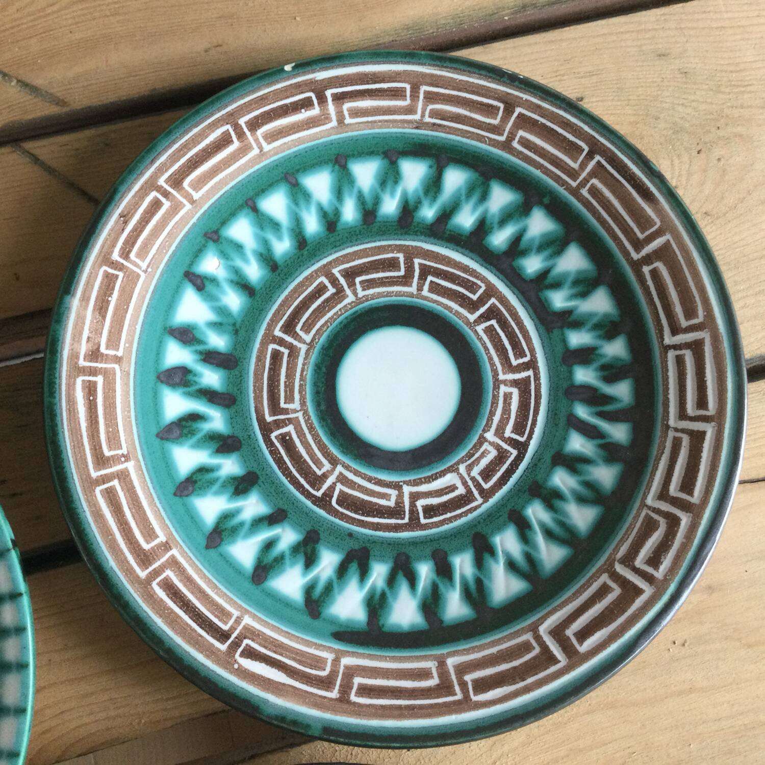 3 plates Robert Picault Vallauris