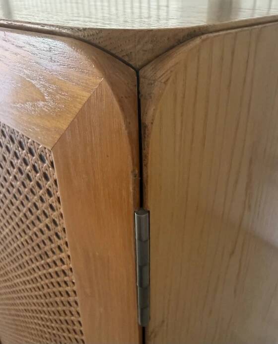 Vintage wardrobe Derk Jan De Vries – 1960s/70s – Wood and Wicker