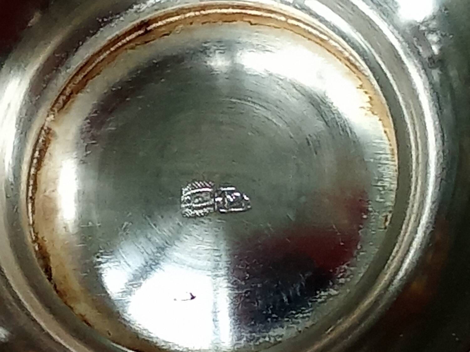 Old silver-plated coffee service