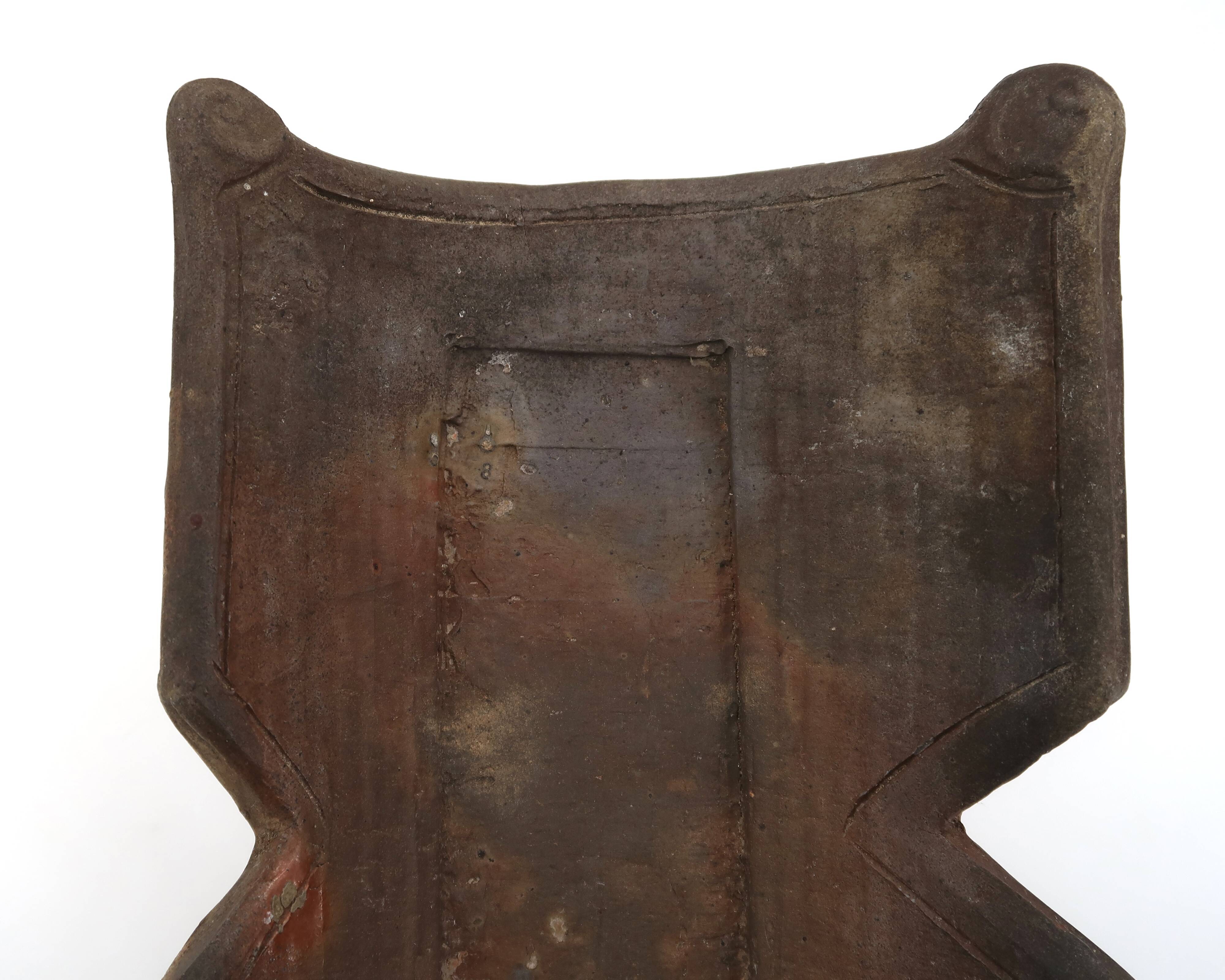 Ceramic stoneware catchall by Eric Astoul, La Borne, 1990.