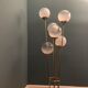 Italian Alberello brass & murano floor lamp