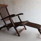 Chaise longue de jardin vintage