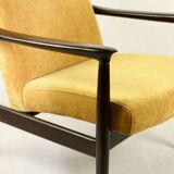Fauteuil jaune GFM-64 attribué à Edmund Homa, 1970