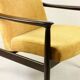 Fauteuil jaune GFM-64 attribué à Edmund Homa, 1970