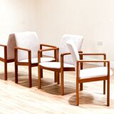 Suite de quatre fauteuils de Dyrlund en teck