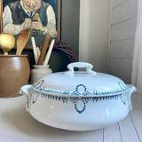 Tureen stamped new ceramic factories of North Saint Amand