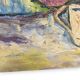 Huile sur toile nature morte aux fleurs signée A. bureau