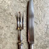 Christofle service cutlery in silver metal