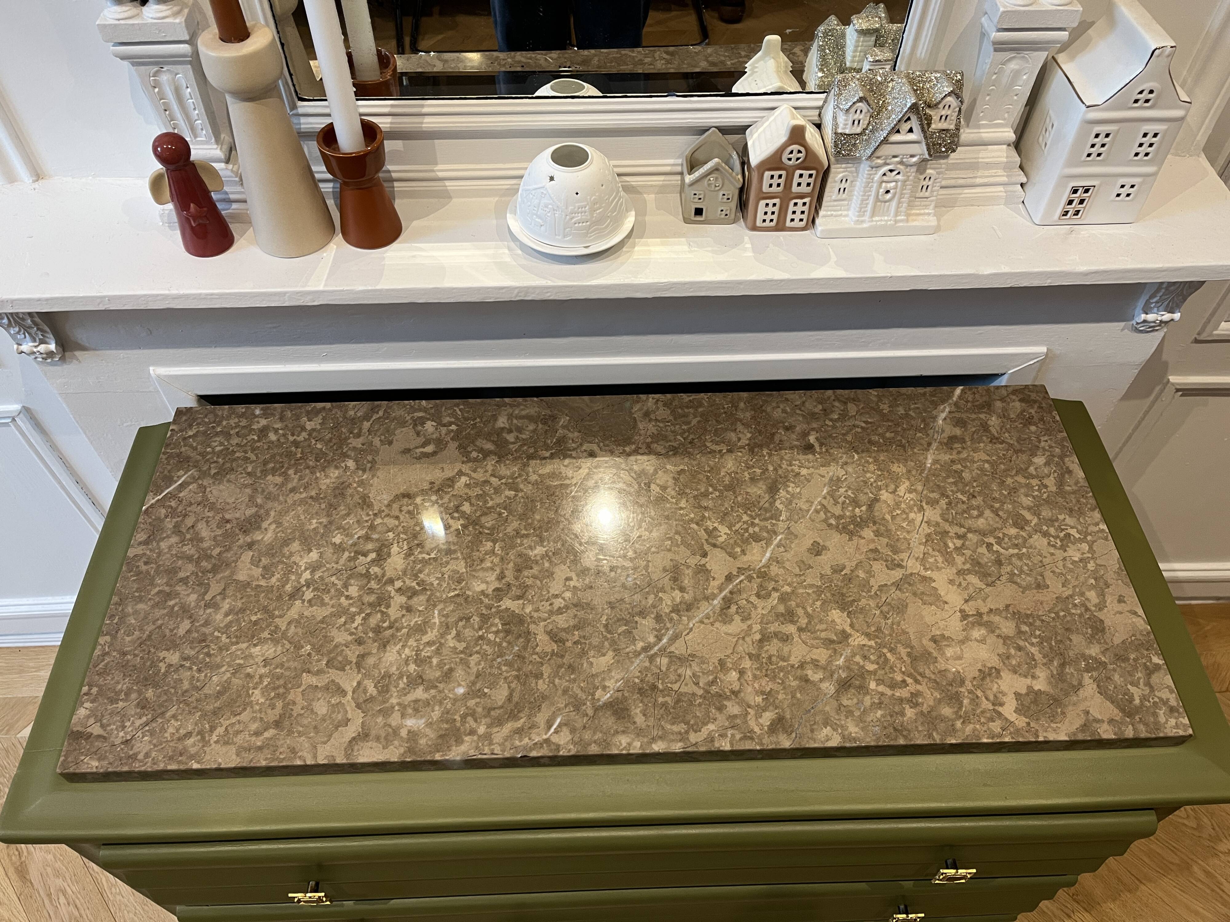 Art Deco marble commode