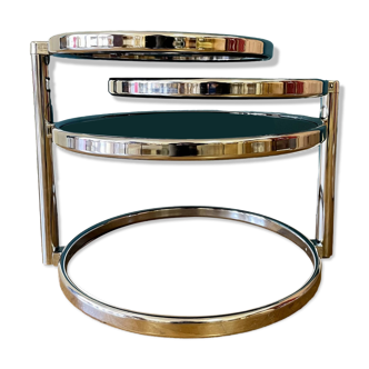 Leitmotiv-swivel 3-tier coffee table
