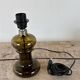 lampe verre fumé Holmegaard- Suède années 80