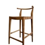 Tabouret / tabouret en bois wabisabi
