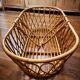 Couffin cradle rattan vintage child