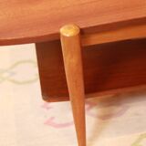 Teak coffee table, reversible top 1960