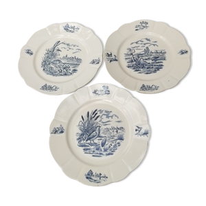 Trio d'assiettes vintages