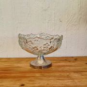 Vintage glass fruit bowl