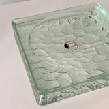 Large empty glass pocket from the 80s
