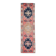 1970s Turkish Oushak Handmade Wool Cotton Pink Runner Rug 82x285